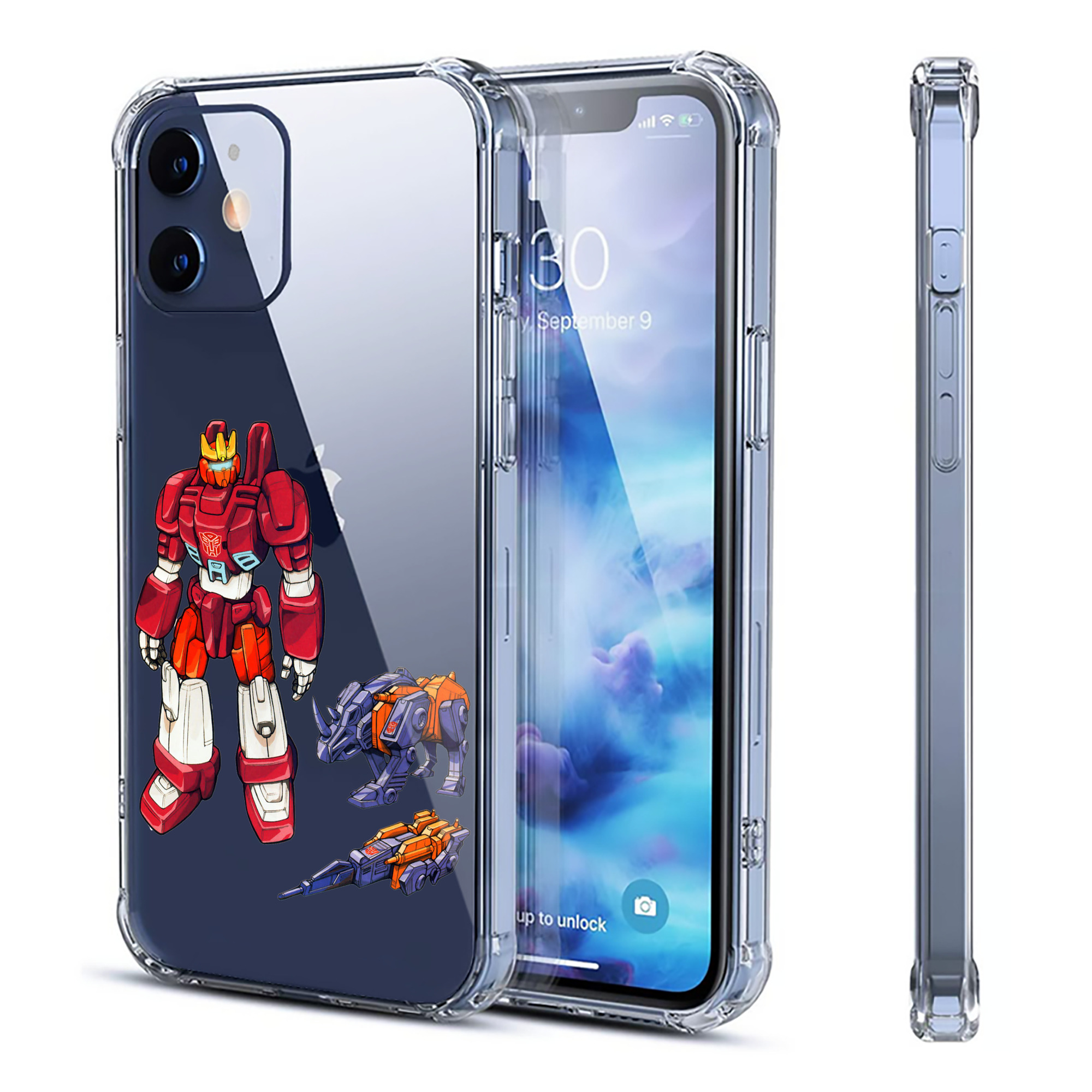（画像用）  【iPhone 12シリーズ対応】透明スマホケース（クリアソフトケース）